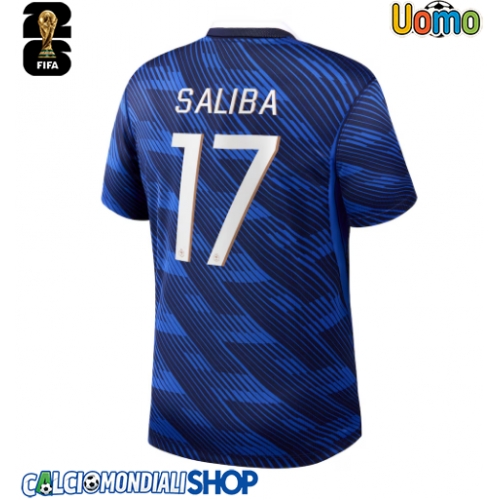 Maglie da calcio Francia William Saliba #17 Prima Maglia Mondiali 2026  Manica Corta